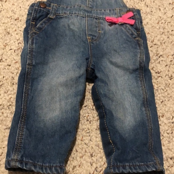 OshKosh Fleece Lined Denim Overalls - Picture 4 of 8